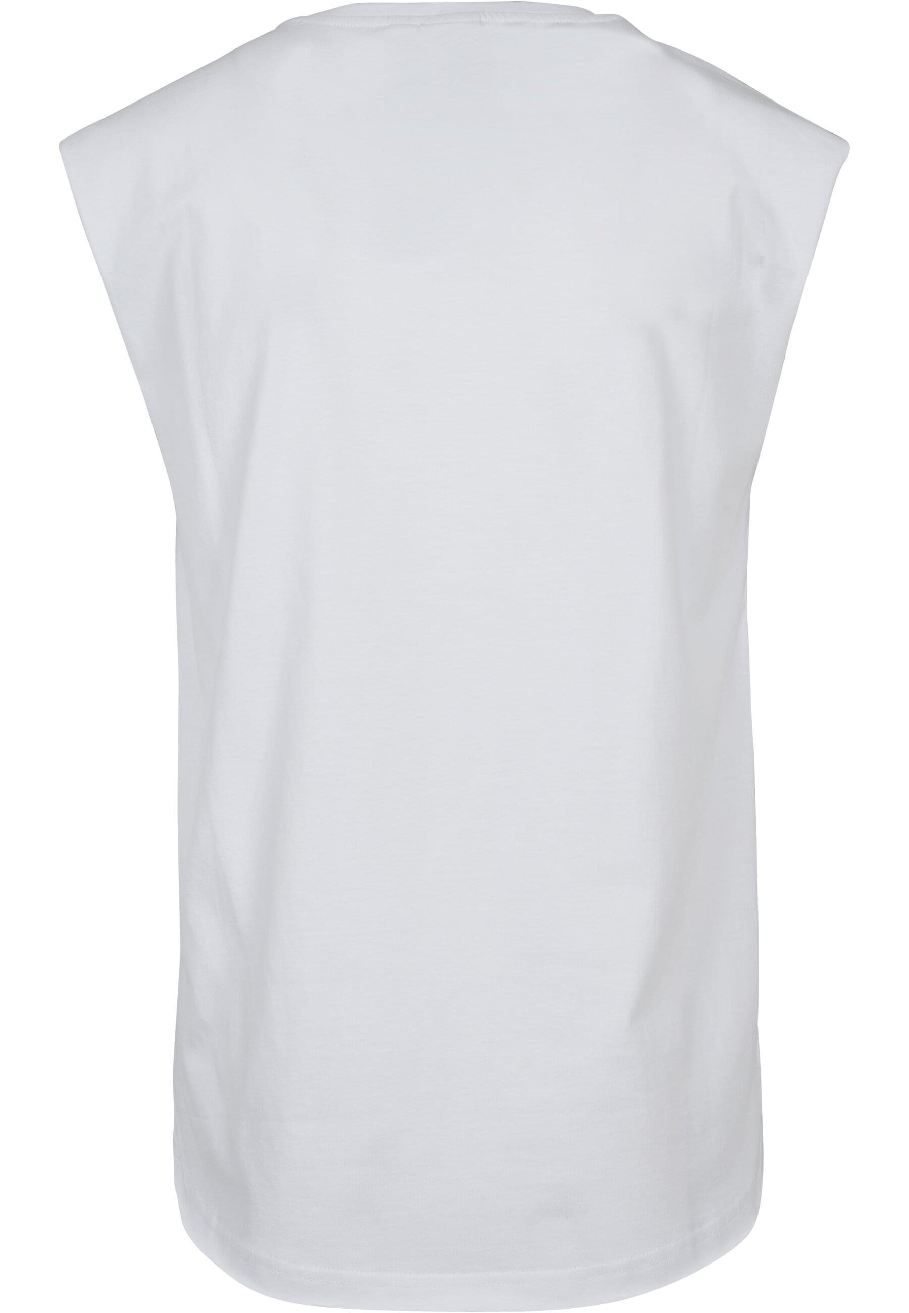 URBAN CLASSICS T-Shirt Herren Open Tee white (1-tlg) Edge Sleeveless