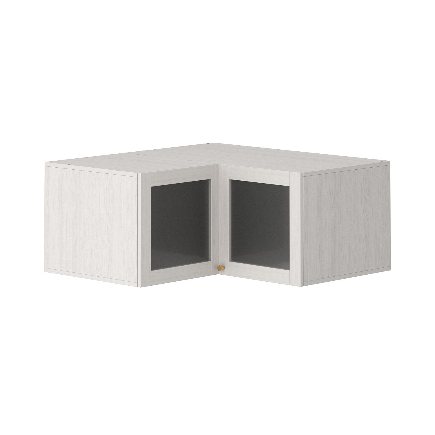 FUFU&GAGA Eckschrank Modularer Eckschrank mit Glastüren, günstig online kaufen