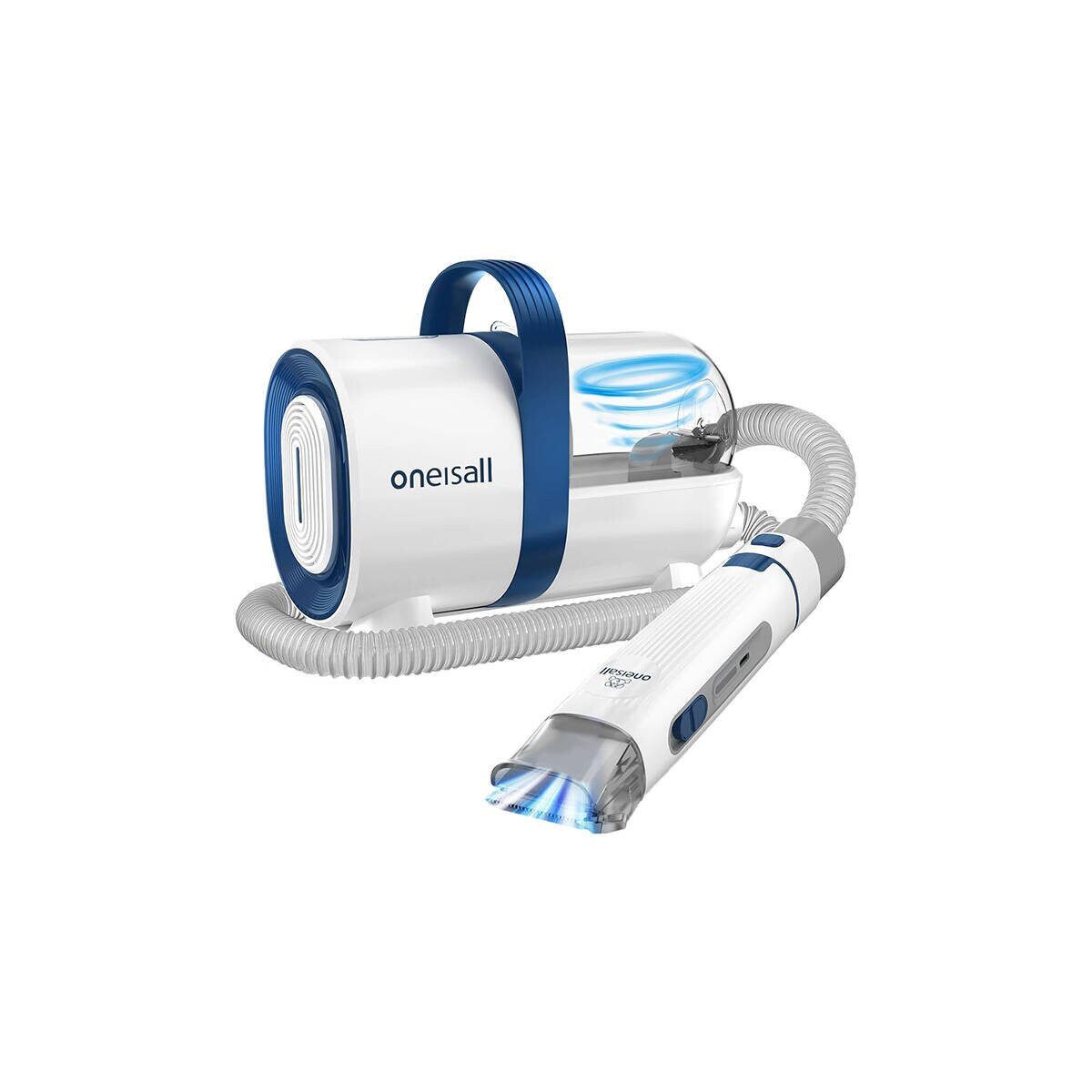 Oneisall Handstaubsauger Oneisall LM2 Haustierpflegeset 5-in-1 Tierhaarsauger leise