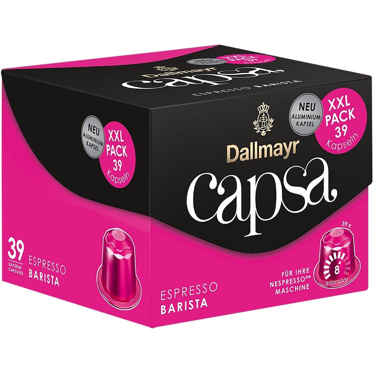 DALLMAYR Kaffee capsa Espresso Barista, 39 Kapseln