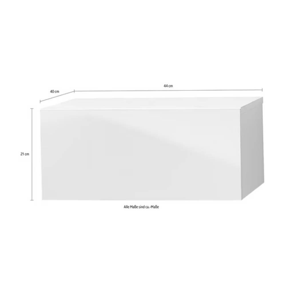 BMG Möbel Nachtschrank Faro 1 (Nachtkonsole) griffloses Design, wandhängend mit Schublade