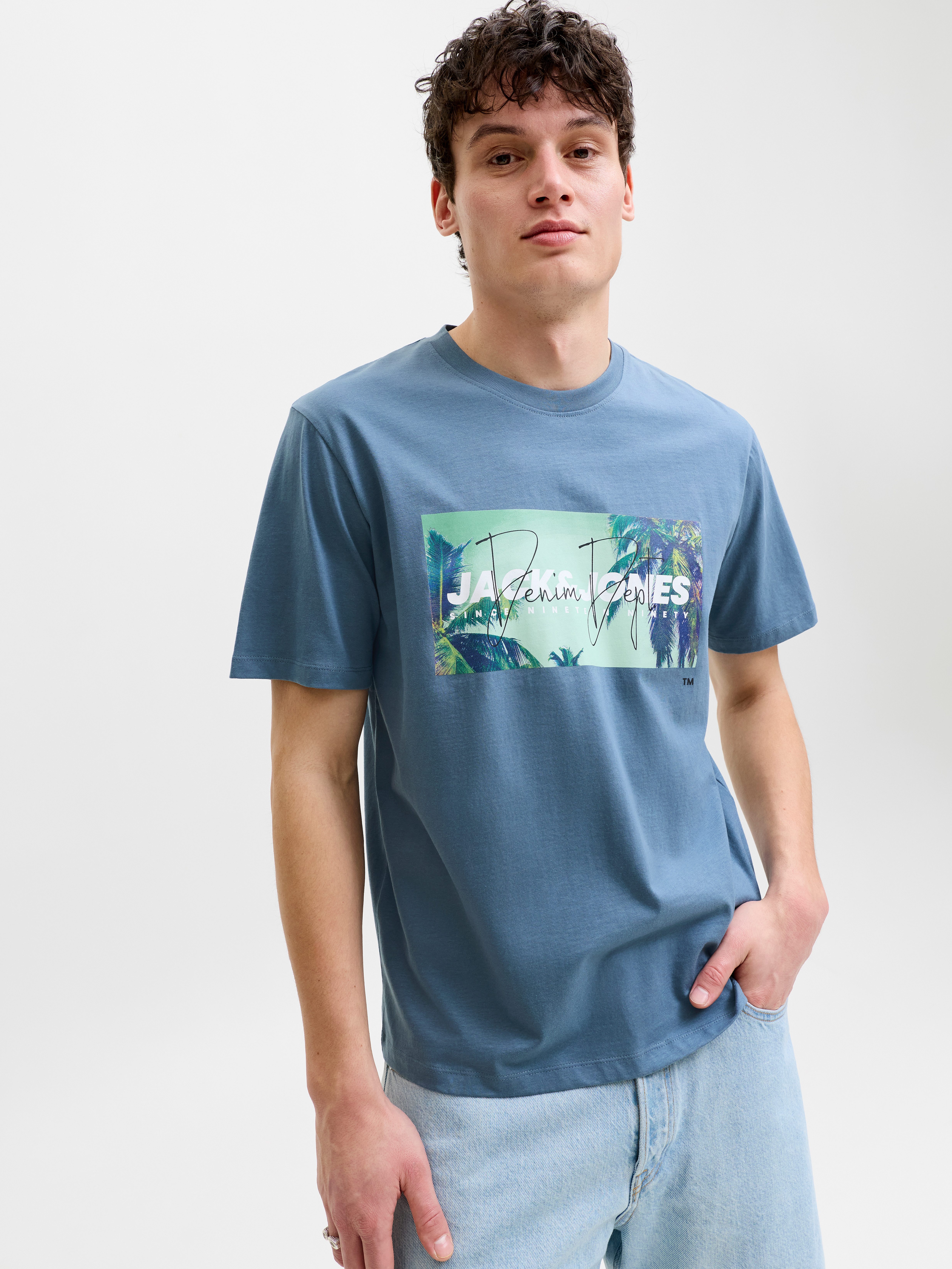 Jack & Jones Rundhalsshirt JJINDIANA TEE SS CREW NECK – Bild 3 von 5