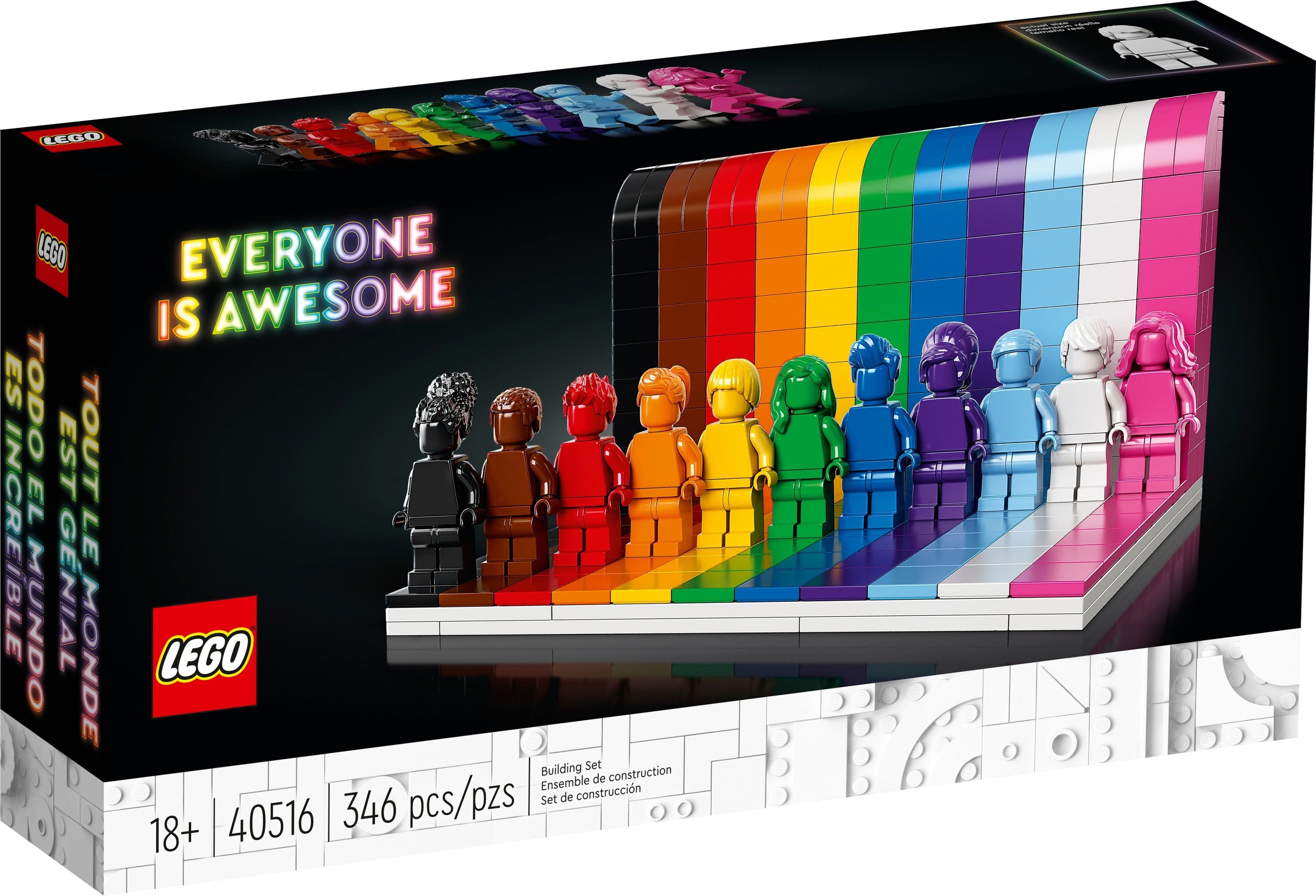 LEGO® LEGO® Miscellaneous 40516 Jeder ist besonders Konstruktionsspielsteine, (346 St)