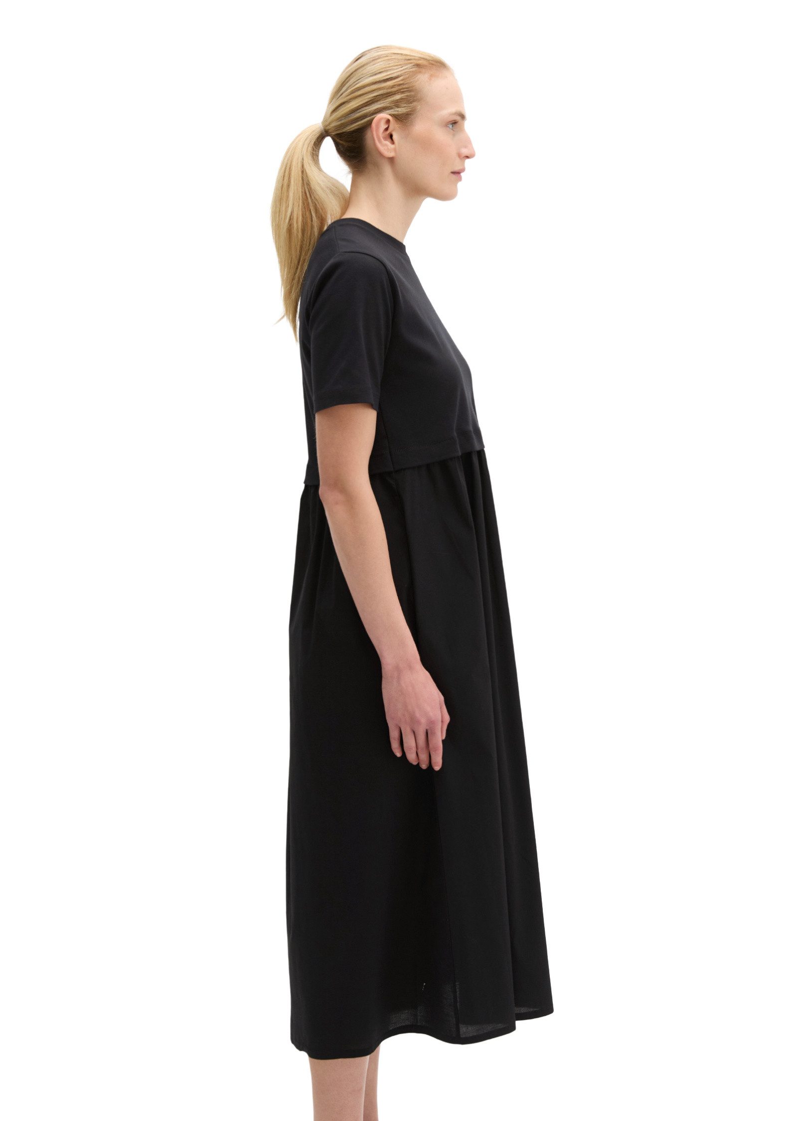 Marc O'Polo Jerseykleid aus Material-Mix