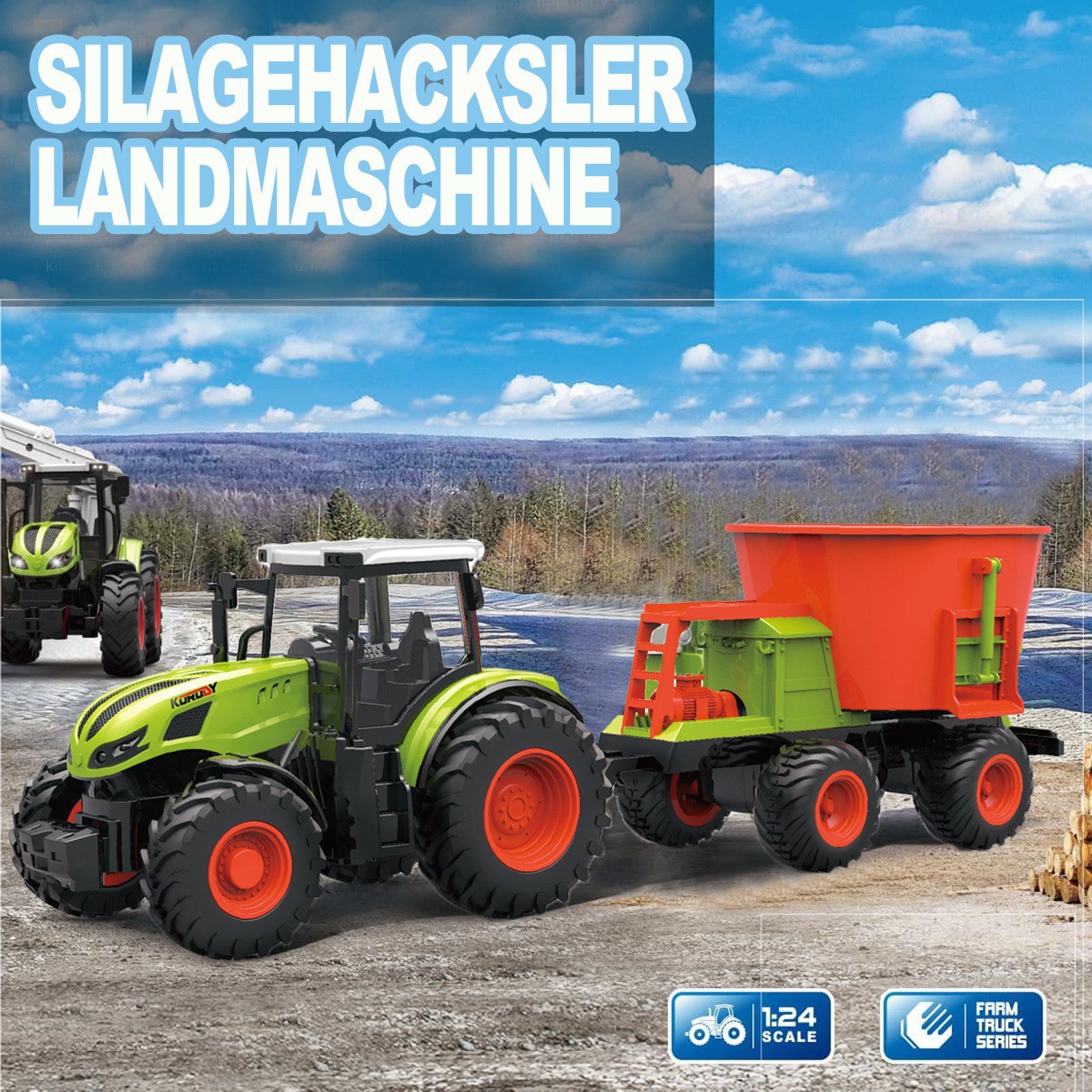 Esun RC-Traktor RC Auto Ferngesteuerter Traktor Ferngesteuert, RC Traktor m günstig online kaufen