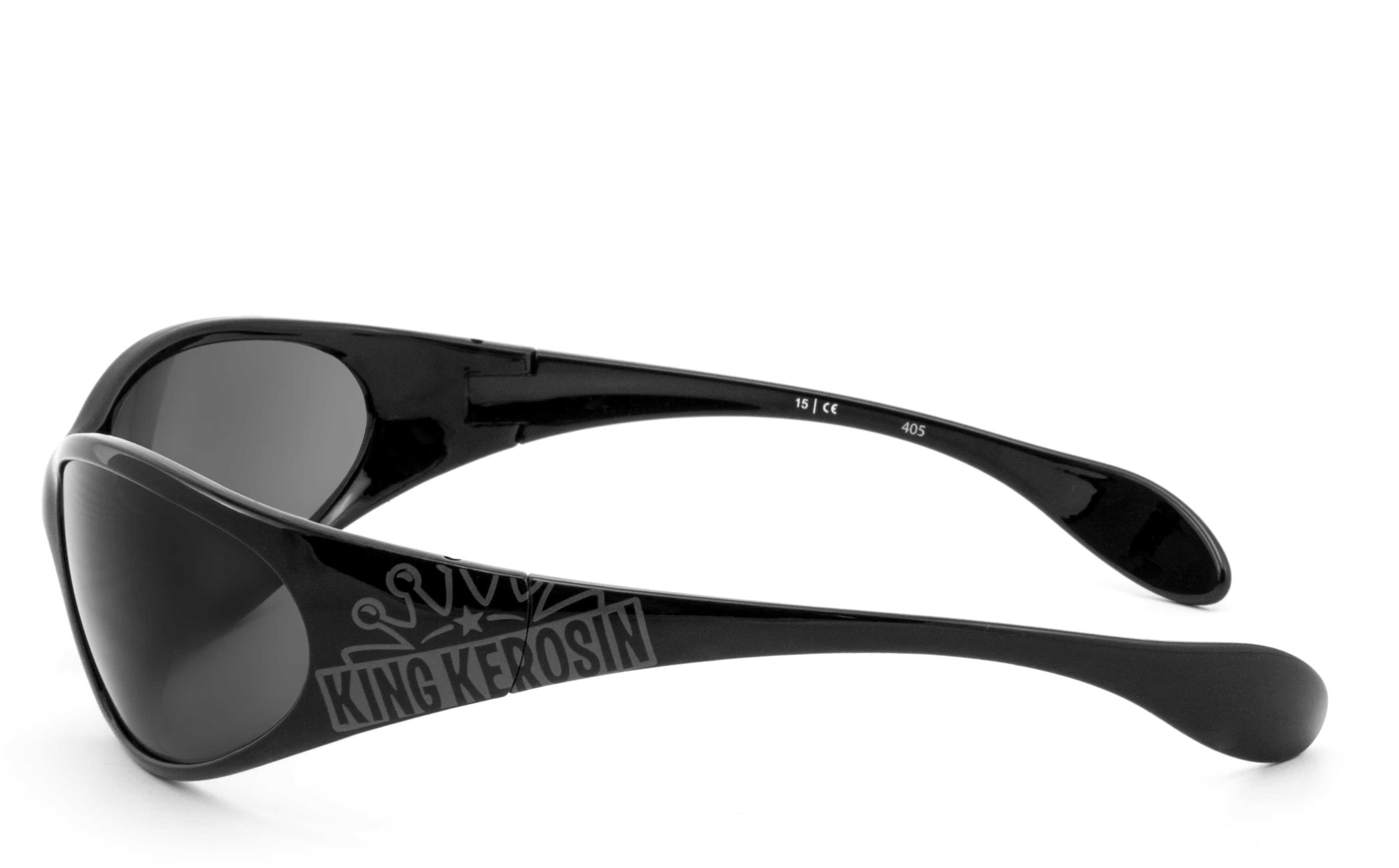 KingKerosin Motorradbrille KK405, Steinschlagbeständig durch Kunststoff-Sicherheitsglas