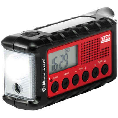 Midland Midland C1173 Outdoorradio UKW Notfallradio Taschenlampe, wiederaufla Radio