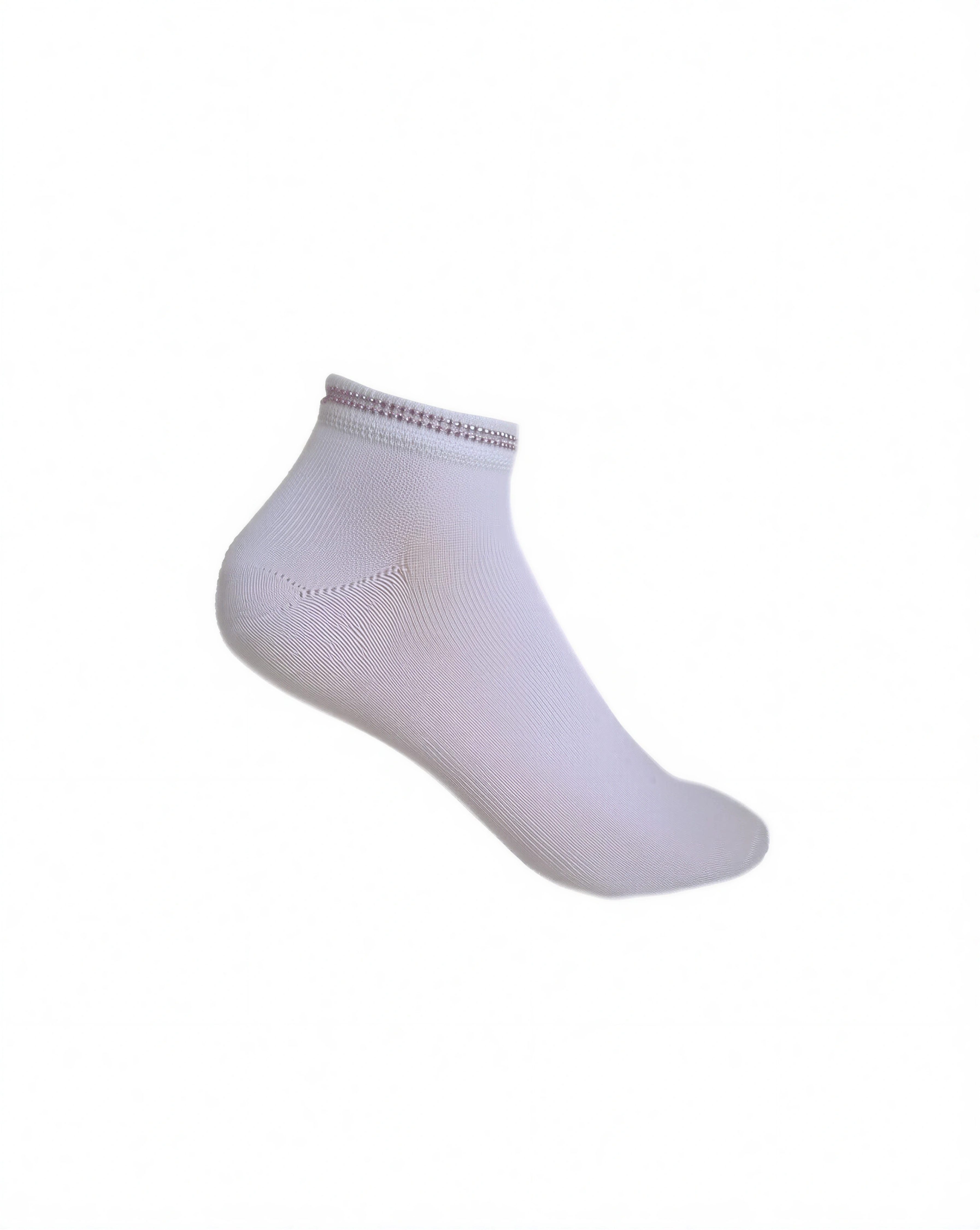 Sangiacomo Kurzsocken Damen mit zierlichen Nieten am Saum (Packung, 1-Paar) aus hautfreundlicher Baumwolle