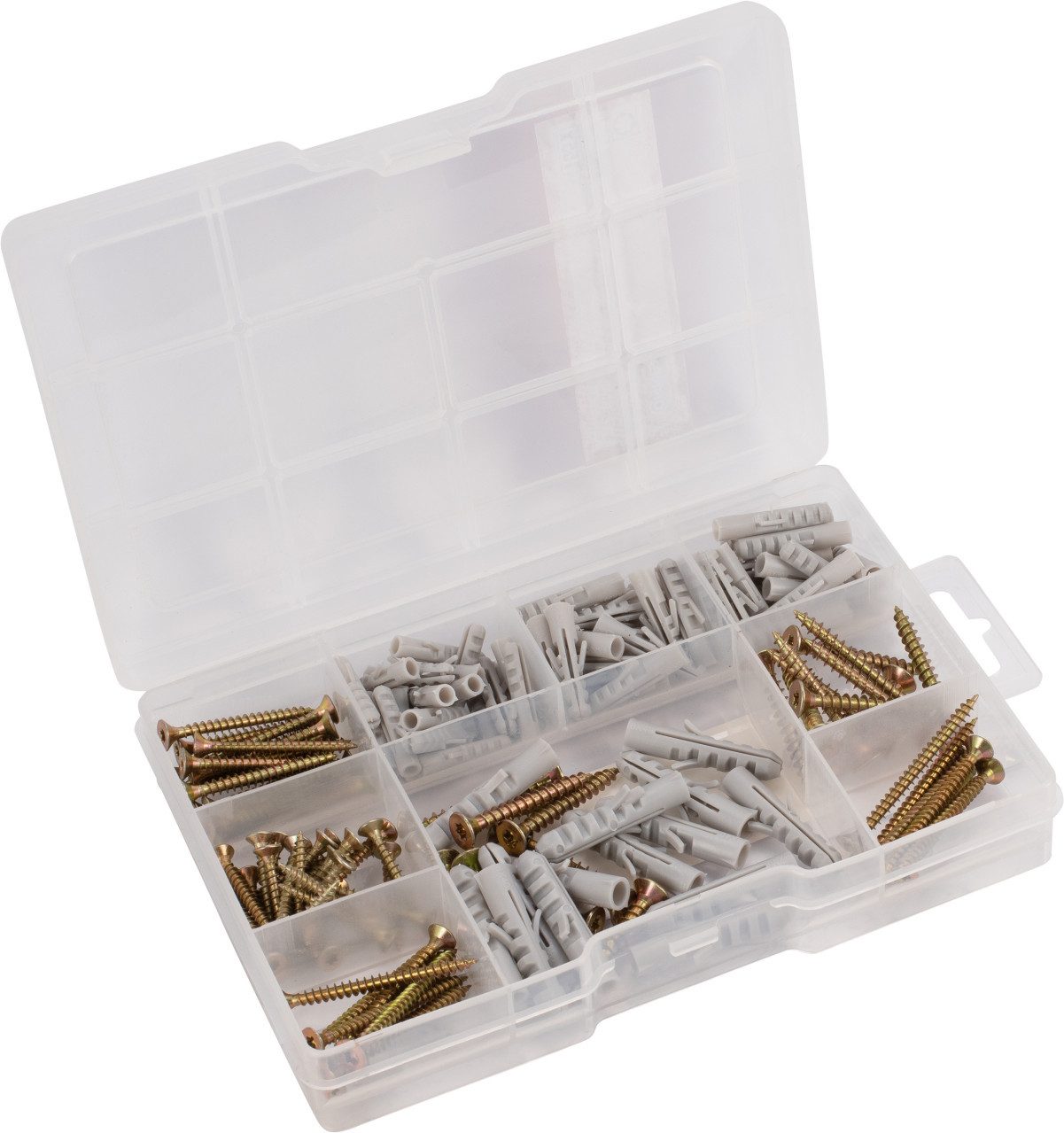 Connex Schrauben-Set Connex Holzschrauben & Dübel Sortimentskasten -