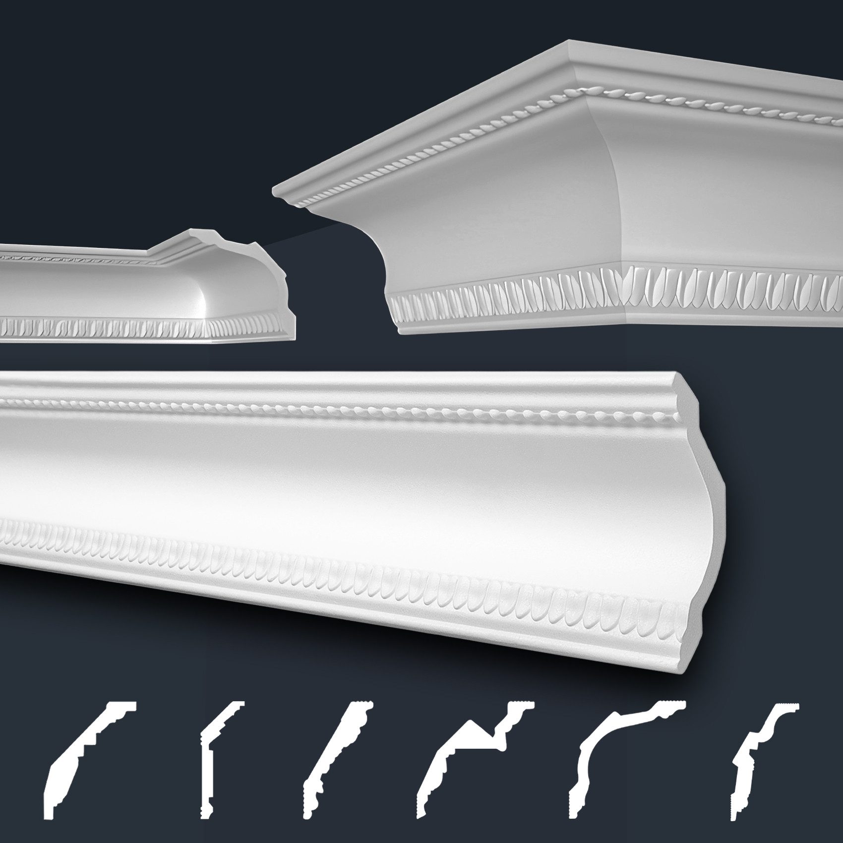 marbet design Stuckleiste B-28, 2 Meter, günstig online kaufen