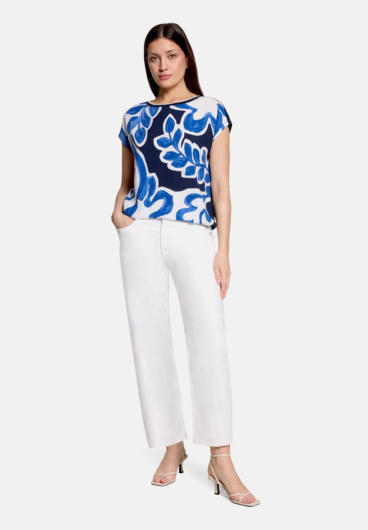 Betty&Co Kurzarmshirt Damen mit Print (1-tlg)
