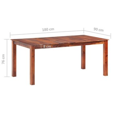 vidaXL Esstisch Esstisch 180x90x76 cm Massivholz (1-St)