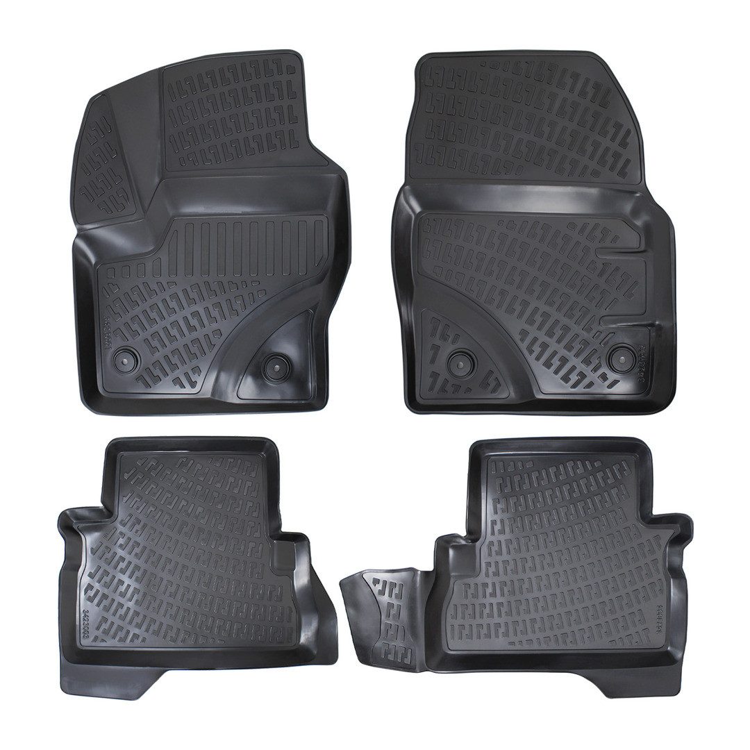 Auto-Fußmatte 3D Auto Fußmatten Set passend für Ford C-Max (2.Gen) Baujahr 2010-2019