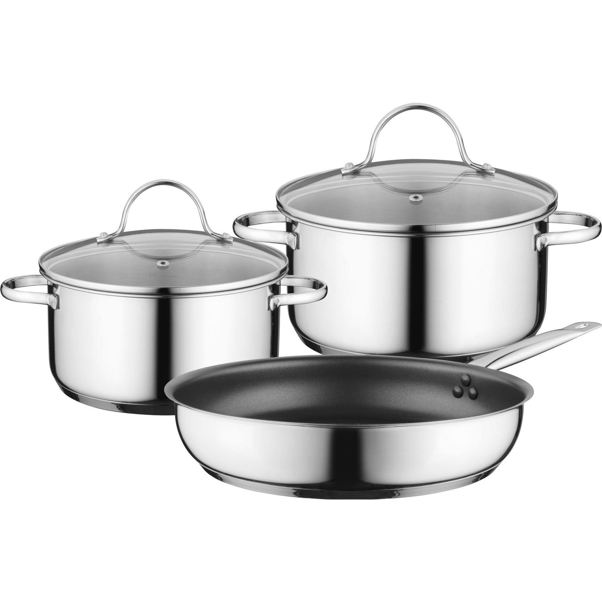 Geschirr-Set Bosch Home Topf-Set HEZ9SE030, für Induktion