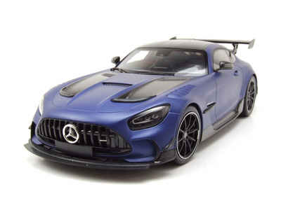Minichamps Modellauto Mercedes AMG GT Black Series 2020 matt blau metallic Modellauto 1:18, Maßstab 1:18