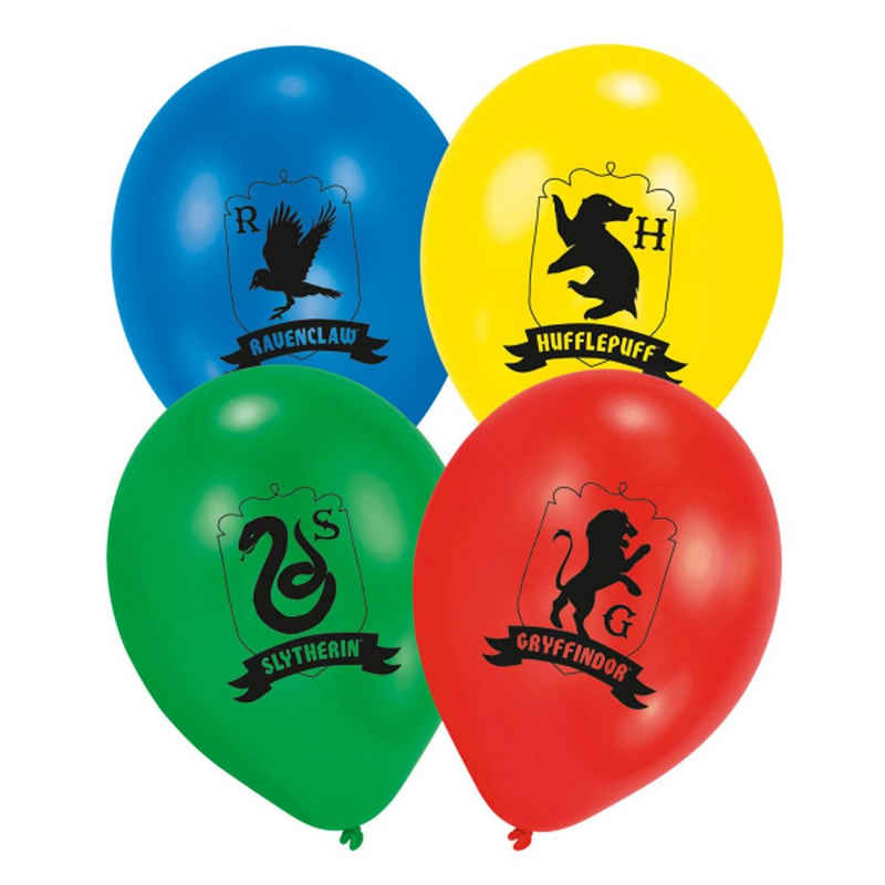 Amscan Latexballon 6 Latexballons Harry Potter Häuser