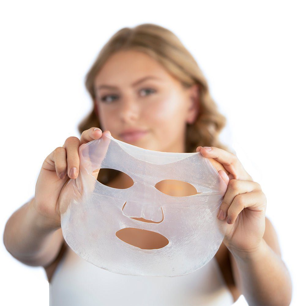 Tuchmaske After 2er-Pack Bio-Cellulose Party™ Gesichtsmaske Feuchtigkeitsmaske mit 2-tlg., Set, STARSKIN®