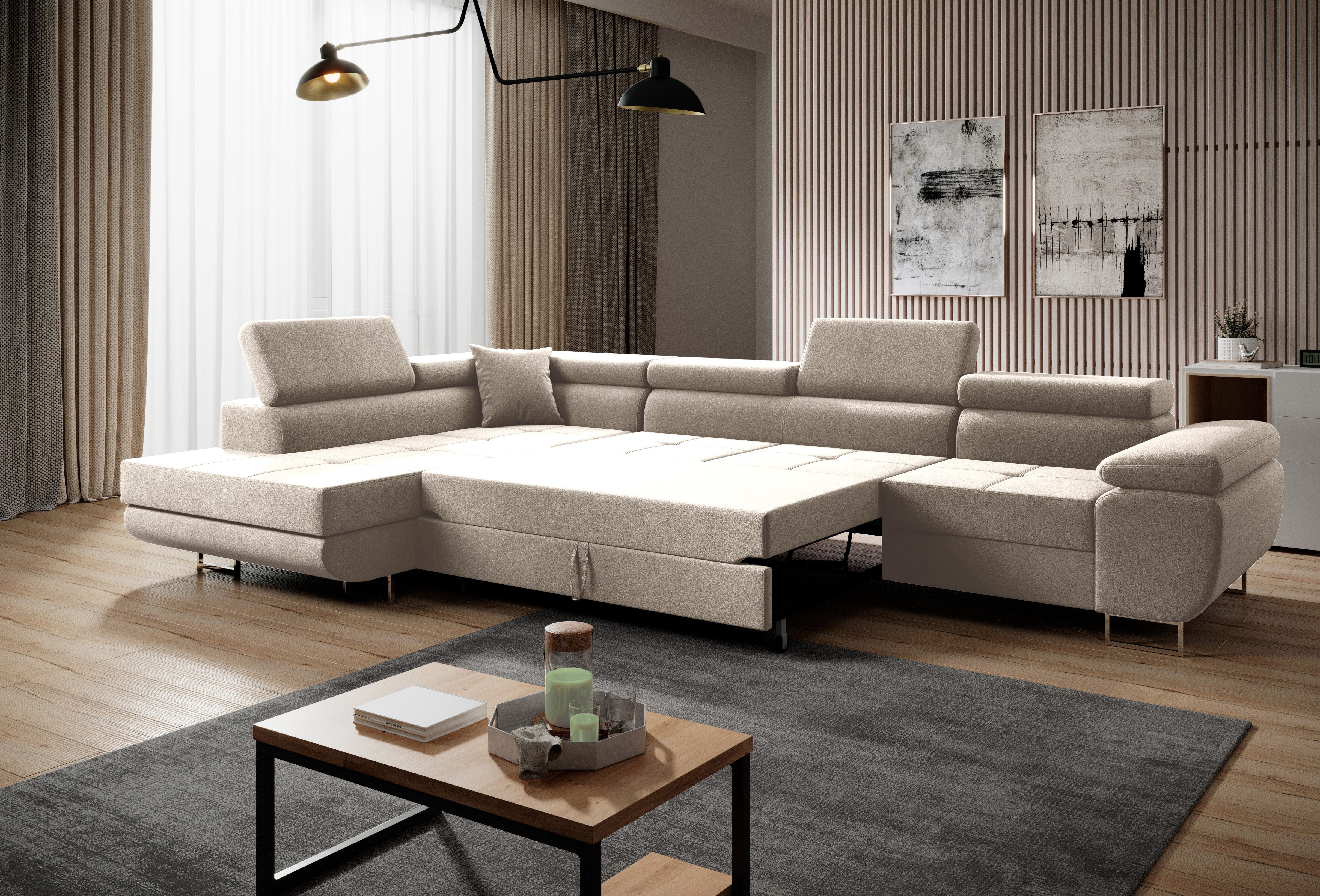 Muffo Ecksofa Wild Maxi, Schlaffunktion