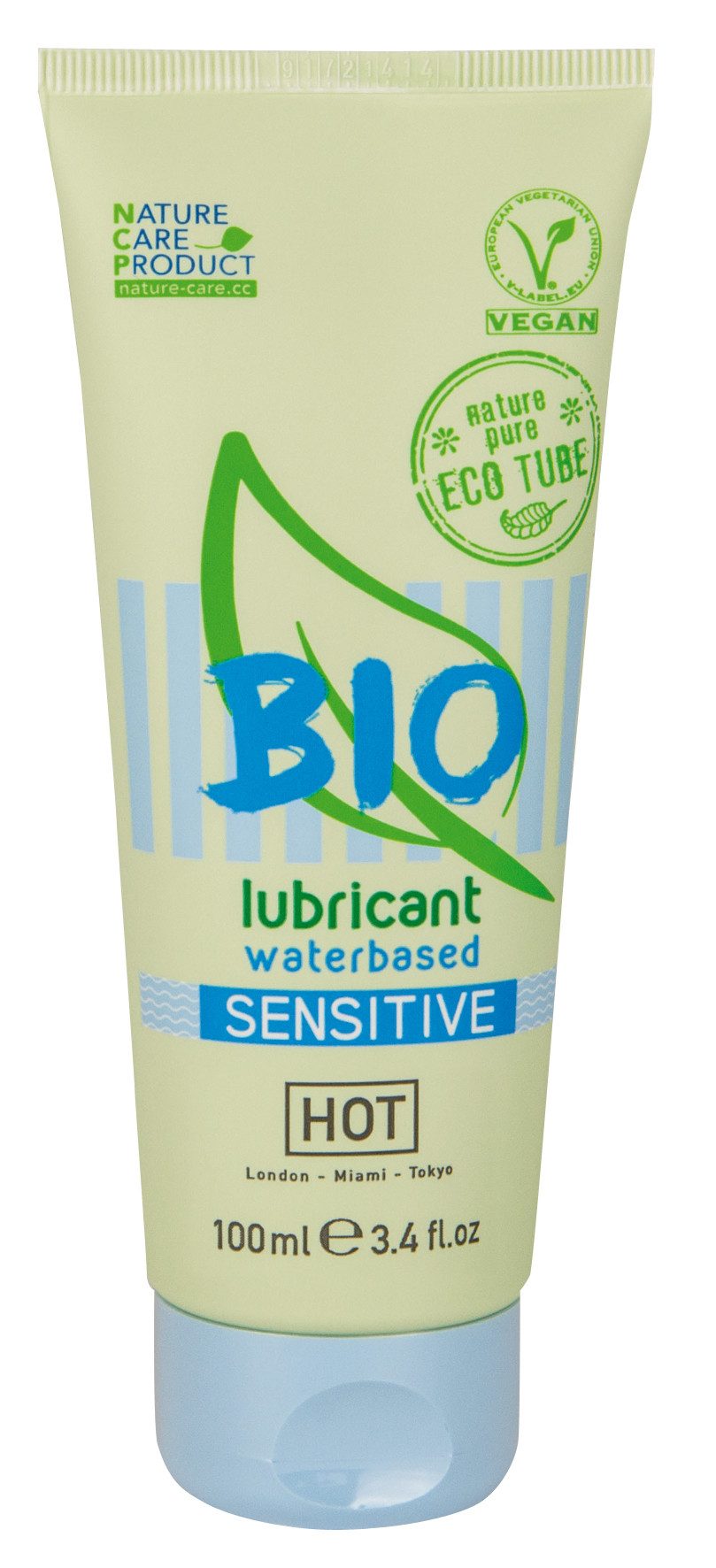 Gleitgel HOT BIO Sensitive wasserbasiertes Gleitgel - 100 ml
