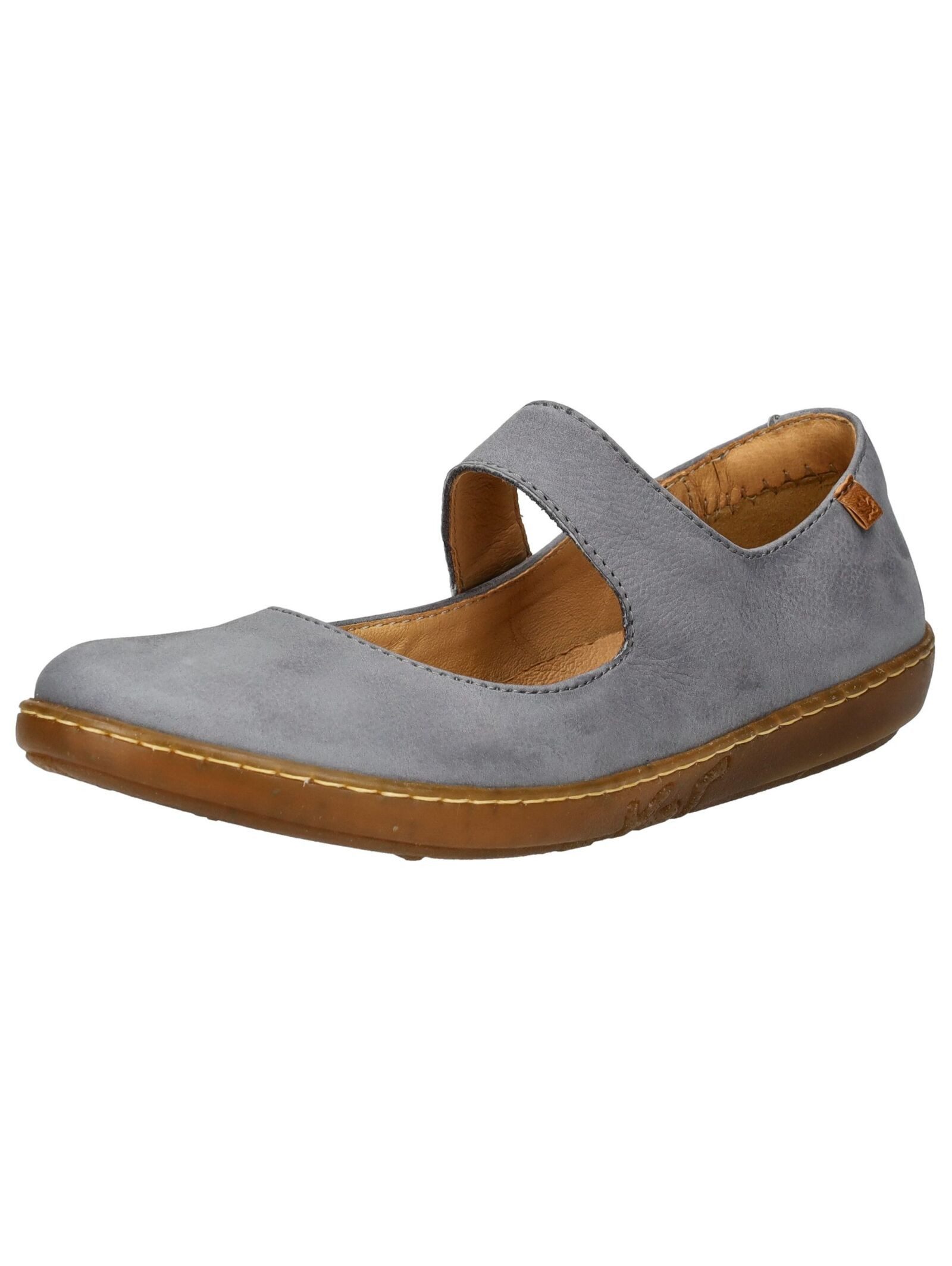El Naturalista Ballerinas Nubukleder . Riemchenballerina günstig online kaufen