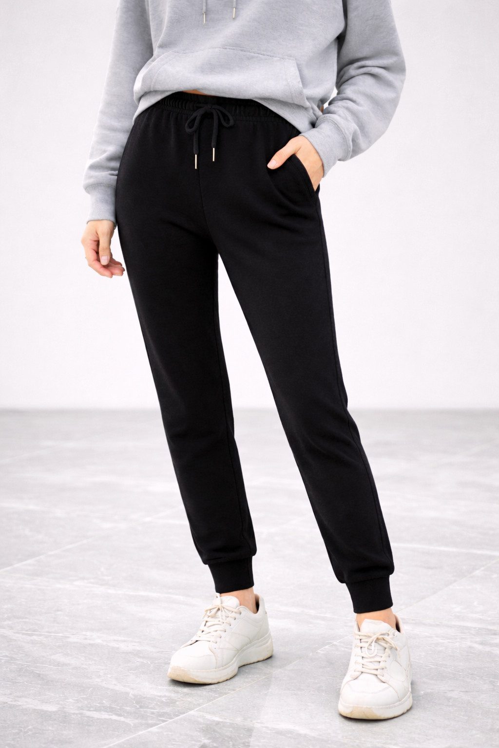 R-CAMP Jogginghose Jogginghose Damen Slim Fit Freizeithose Frauen (1-tlg) Baumwolle Sweathose, Atmungsaktiv, Elastisch, Alltagstauglich, Bequem