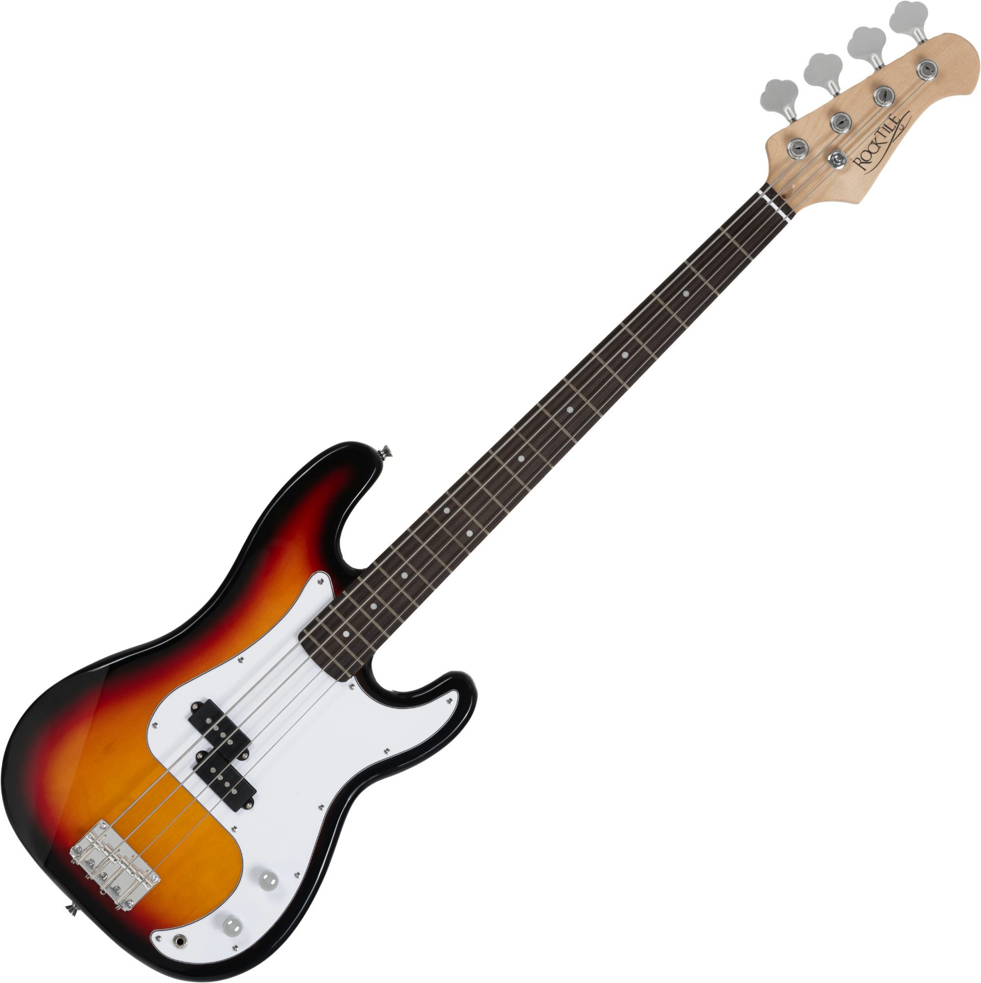 Rocktile E-Bass Puncher Preci Style Elektrobass (Bassgitarre, geteilter Tonabnehmer), Mensur: Longscale