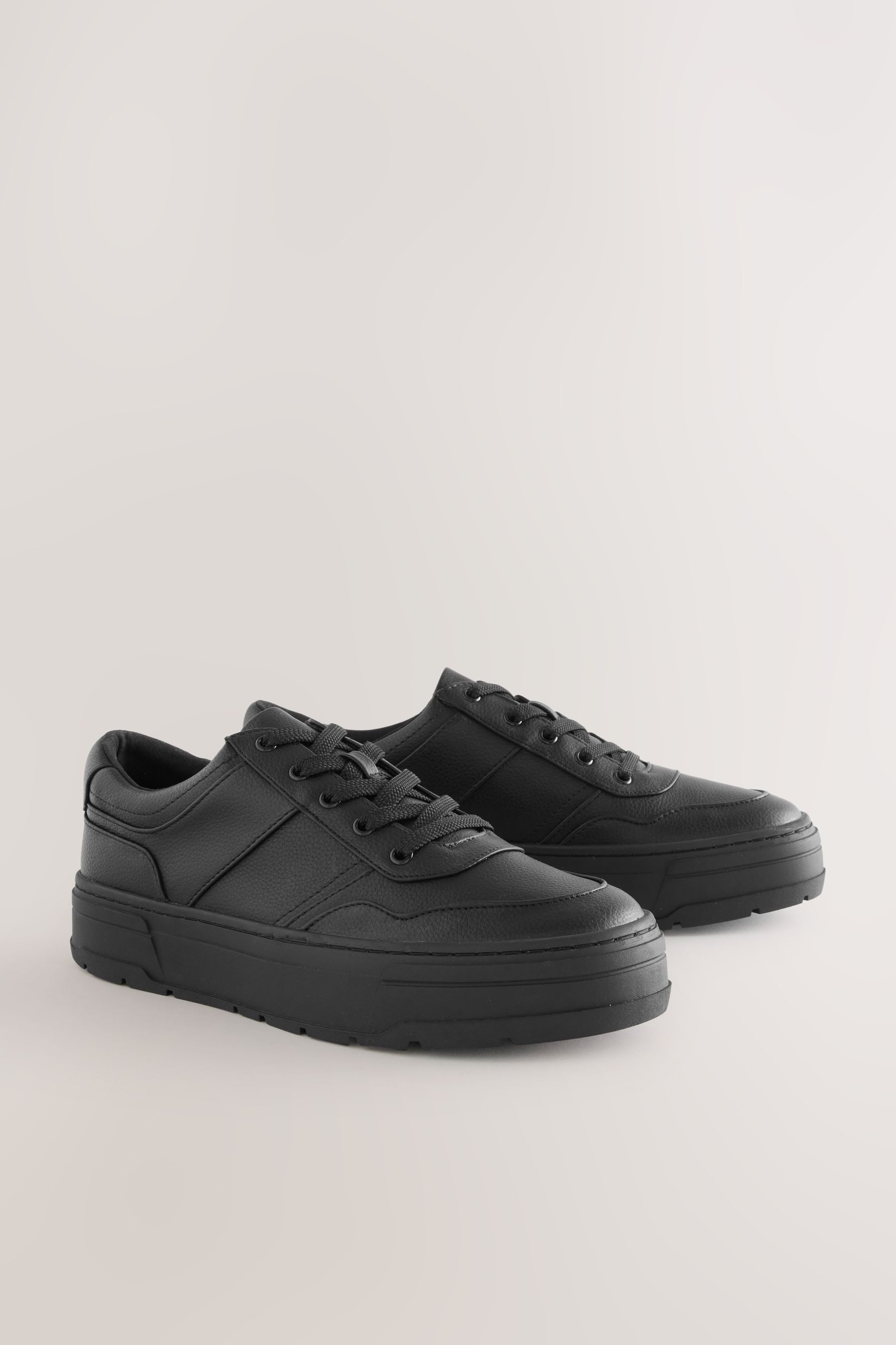 Next Signature Leder-Schnürsneaker mit Profilsohle Sneaker (1-tlg)