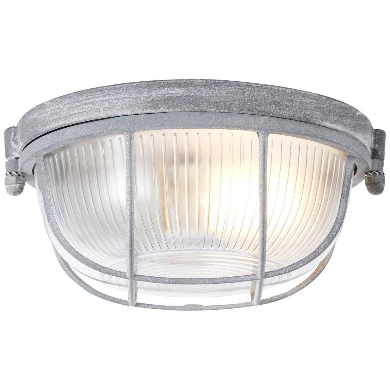 Deckenleuchte Deckenleuchte Brilliant E27, 40 Lampe Lauren, Wand- Beton 19cm grau Lauren und A60, 1x