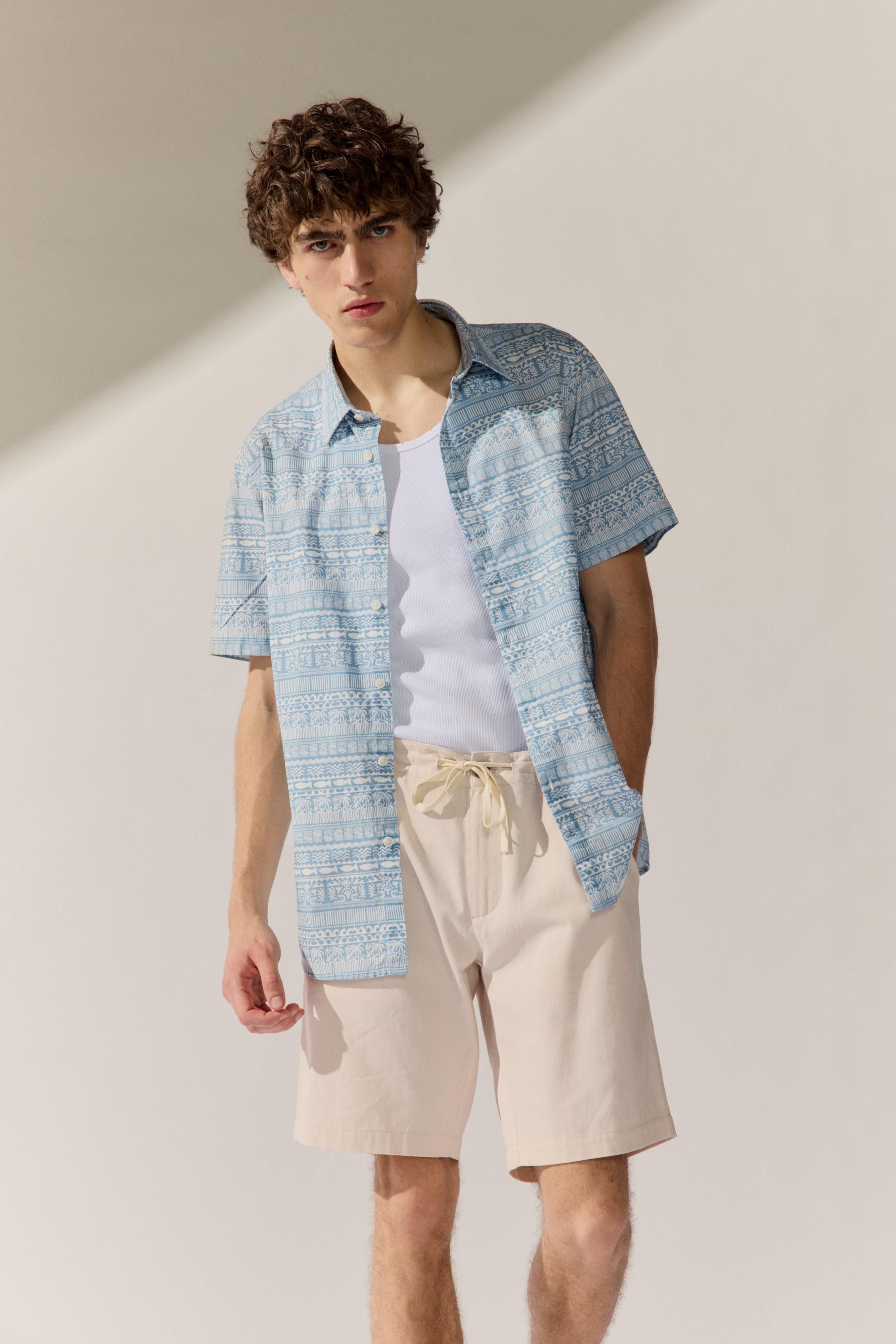 BASEFIELD Kurzarmhemd