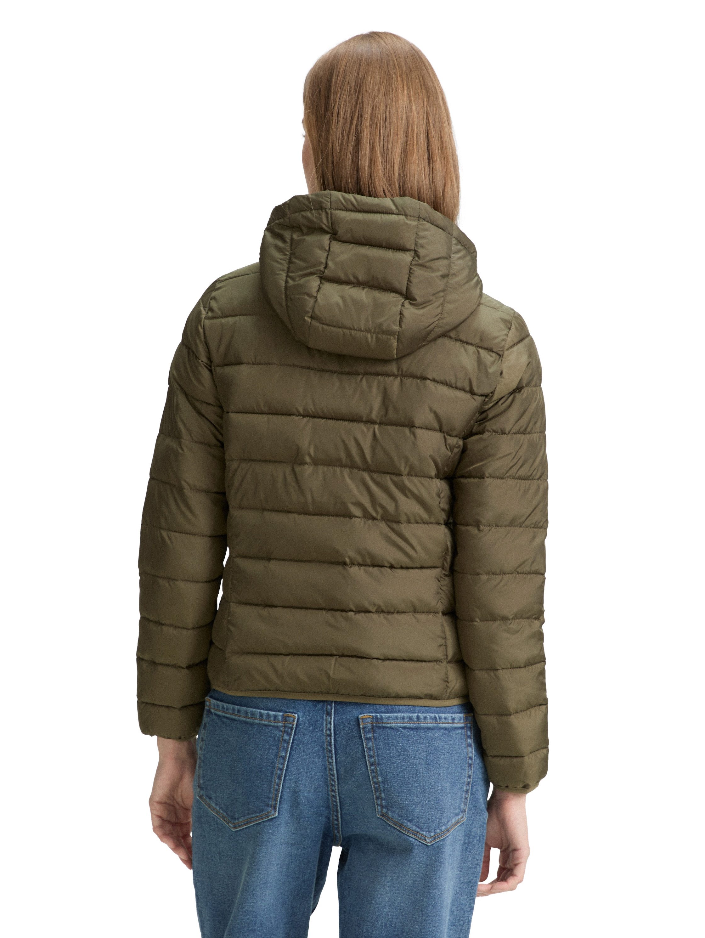 TOM TAILOR Denim Steppjacke mit Kapuze günstig online kaufen