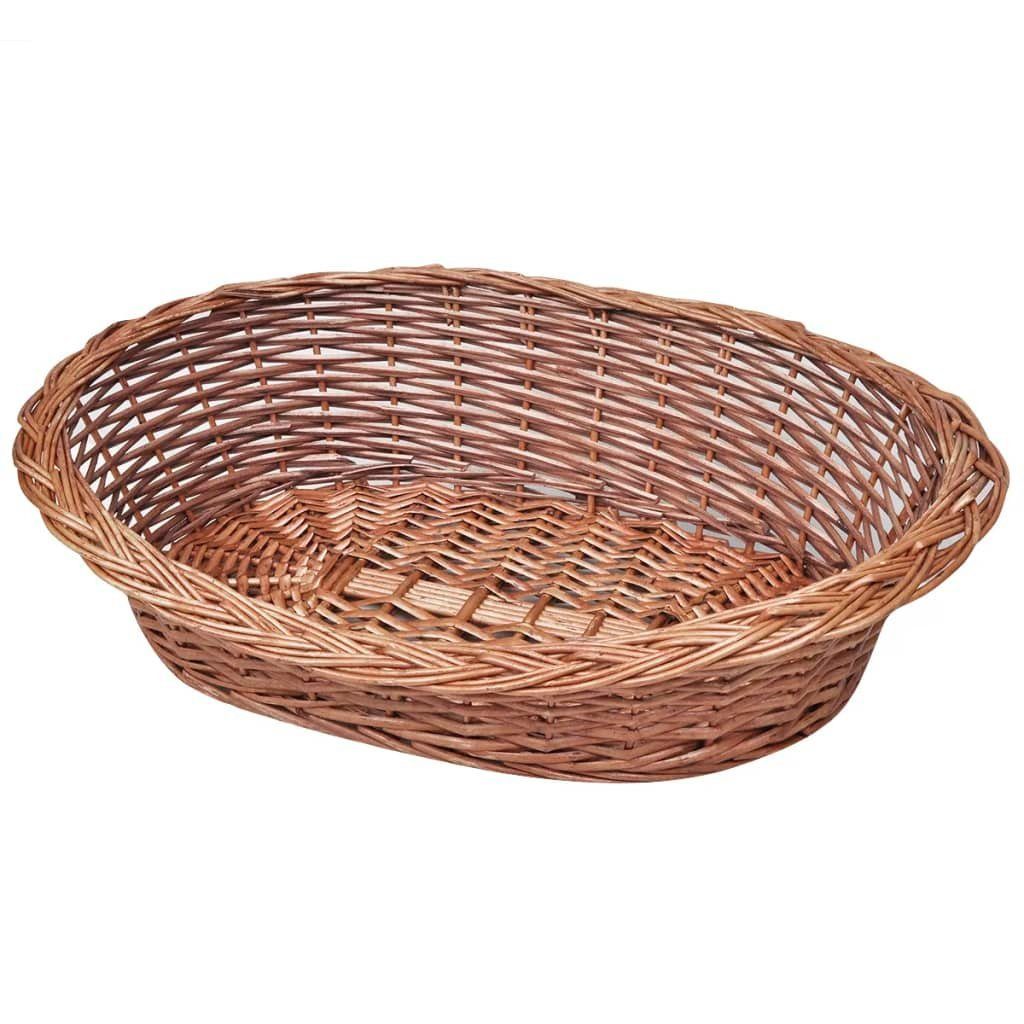 furnicato Hundekorb aus Weide Natur 50 günstig online kaufen