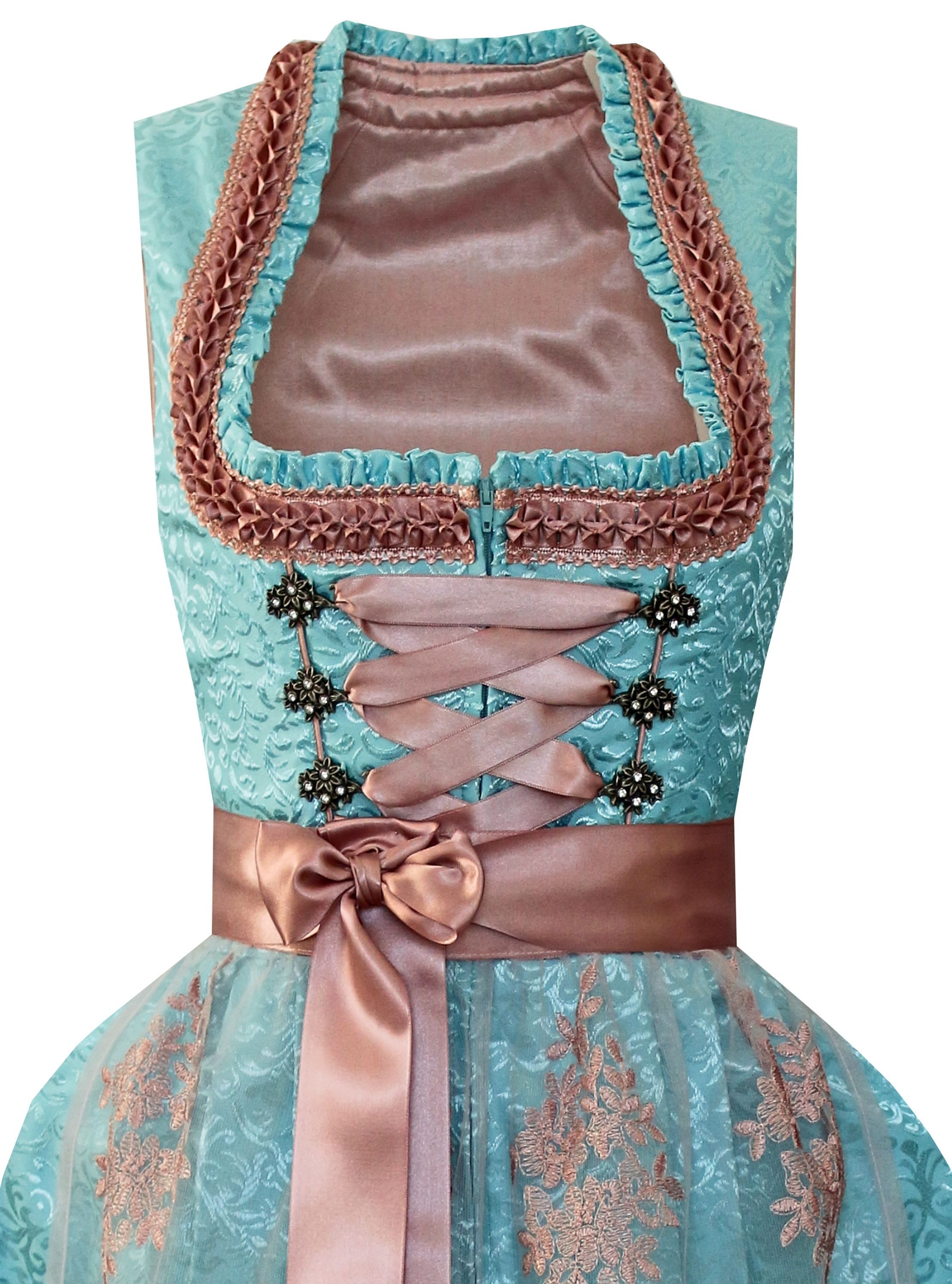 Alpenmärchen Dirndl Dirndl Armanda in türkis günstig online kaufen