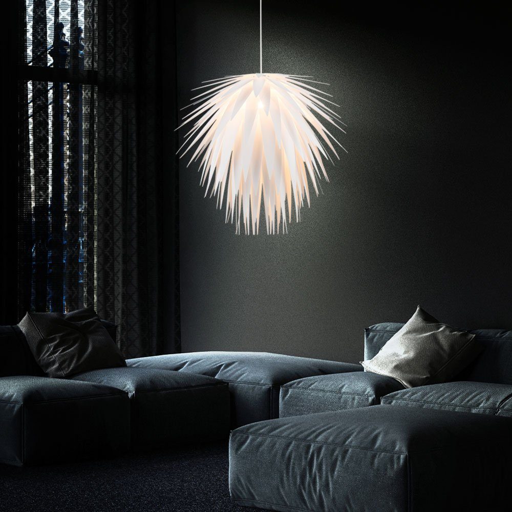 etc-shop LED Pendelleuchte, Leuchtmittel Lampe Design weiß LED 140 Höhe Leuchte inklusive, Hänge Beleuchtung Decken Pendel