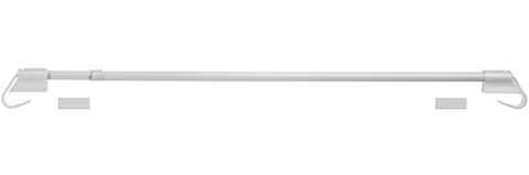 Gardinenstange Gardinenstange Klemmfix, LICHTBLICK ORIGINAL, Ø 15 mm, 1-läufig, ausziehbar, ohne Bohren, geklemmt, Metall