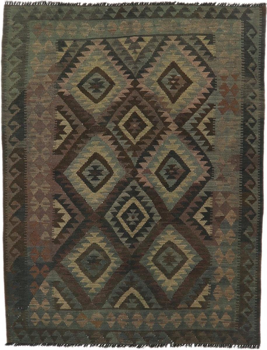 Orientteppich Kelim Afghan Heritage 148x191 Handgewebter Moderner Orientteppich, Nain Trading, rechteckig, Höhe: 3 mm