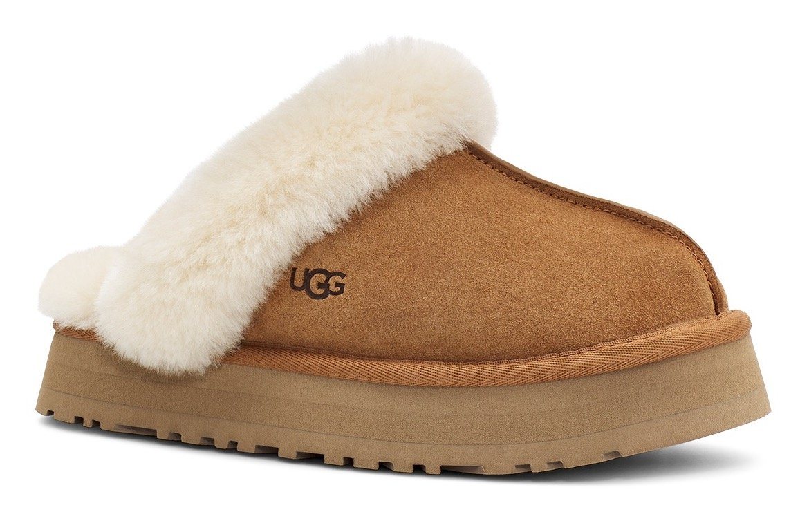 UGG W DISQUETTE Hausschuh Homeslippers, Hausschuh, Clog mit angesagtem Plateau