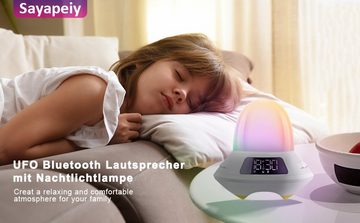 Diyarts LED-Sternenhimmel, LED fest integriert, Farbwechsel, Digitaler Wecker, Dimmbar, Atmosphäre & Stimmungslicht, MP3-Player