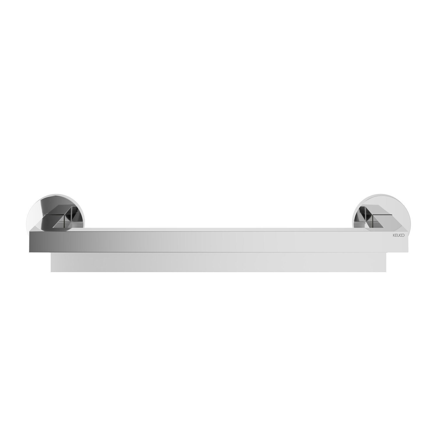 Keuco Duschablage Edition 90, 40 cm, aus eloxiertem Aluminium und verchromtem Metall, Wandmontage