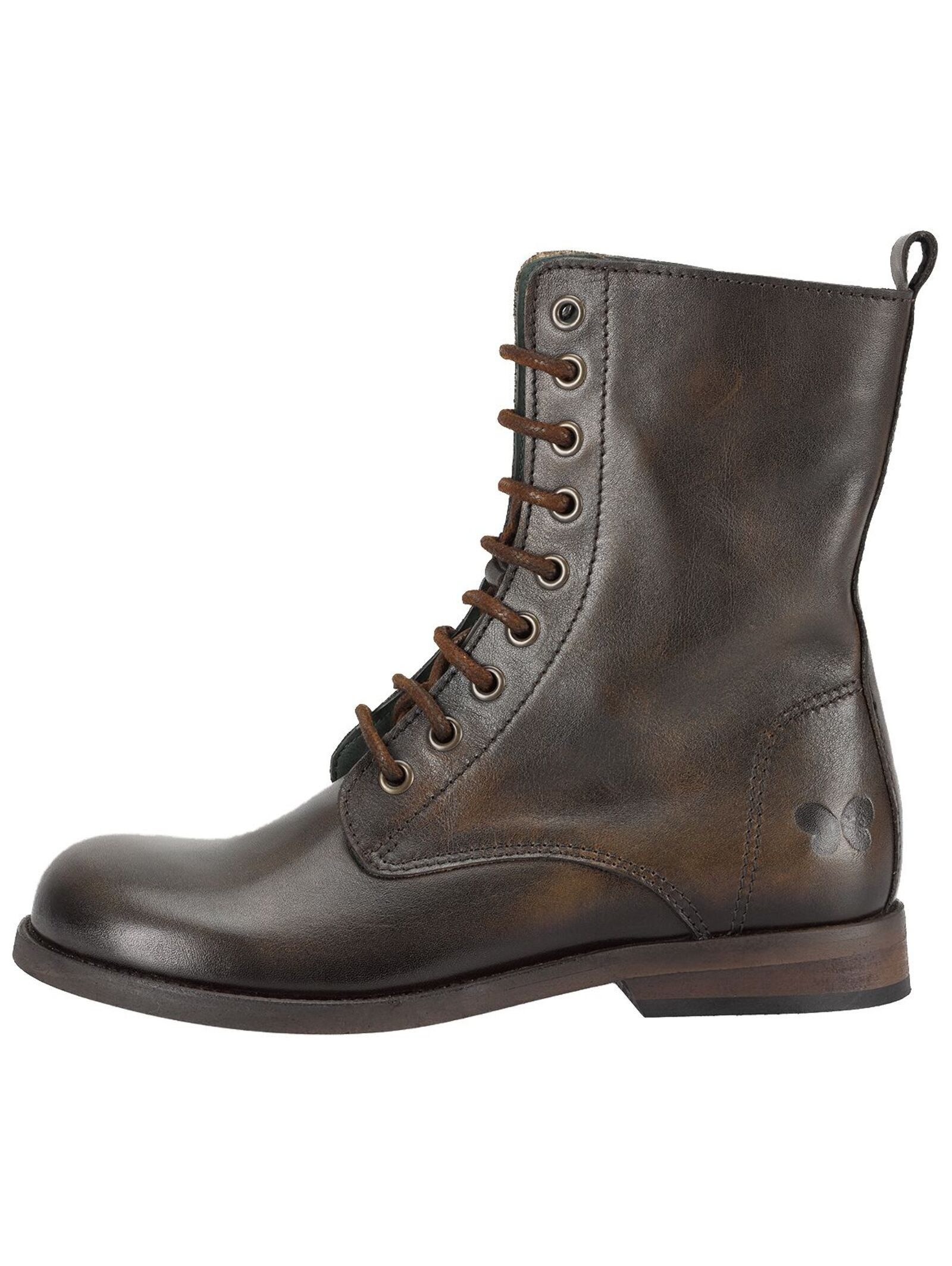 Felmini Stiefelette Leder . Schnürstiefelette
