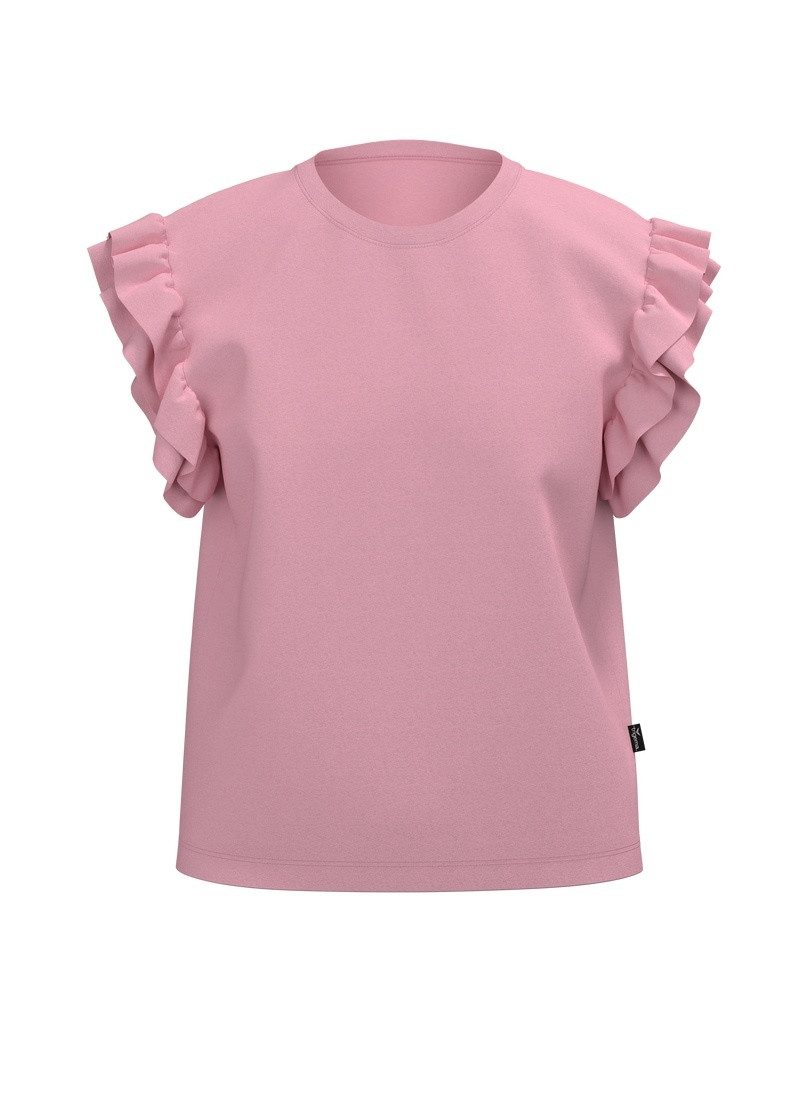 Trigema T-Shirt TRIGEMA Volant Shirt (1-tlg)