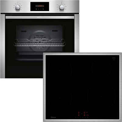 NEFF Backofen-Set BX46PI, mit Teleskopauszug nachrüstbar, Pyrolyse-Selbstreinigung