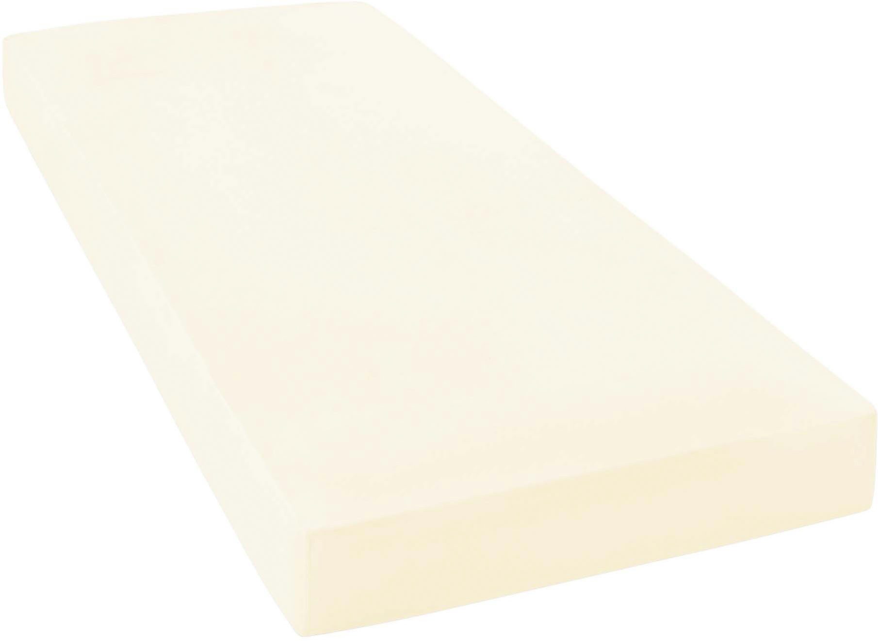 Janine Spannbettlaken ELASTIC 5002, Jersey-Elasthan, Gummizug: rundum, (1 S günstig online kaufen