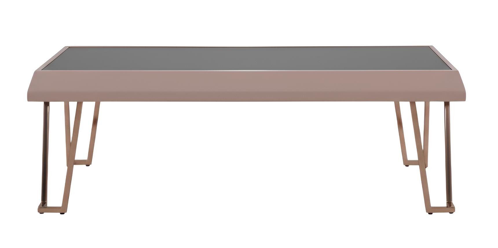 JVmoebel Couchtisch Couchtisch Minimalistisch Stil Metallrahmen Modernes Design Hohe Beine