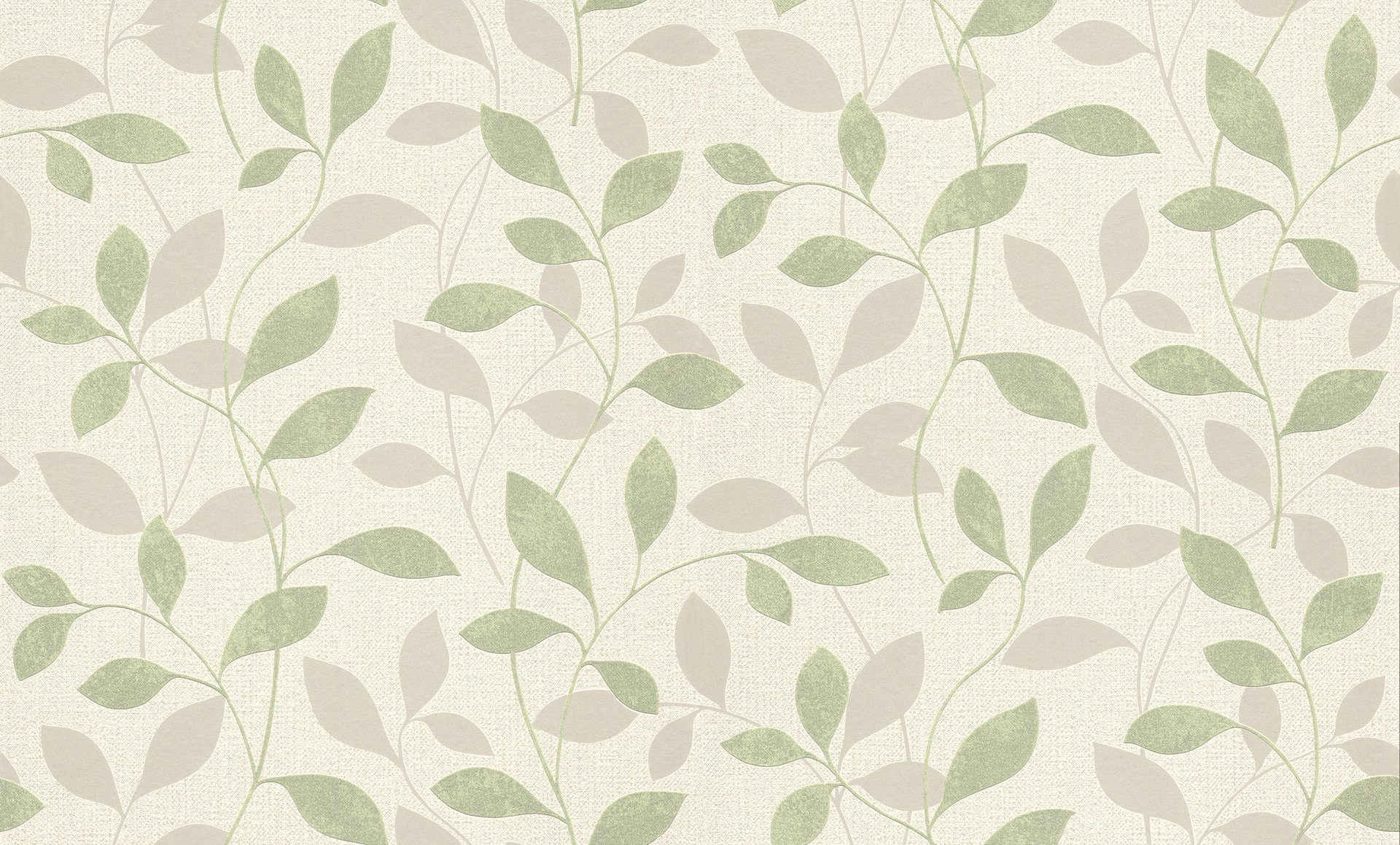Rasch Vliestapete Andy Wand, strukturiert, floral, (1 St), gut lichtbeständig, hochwaschbeständig grün/beige
