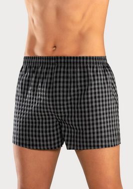 AUTHENTIC LE JOGGER Webboxer (Packung, 4-St) vier unterschiedliche Dessins