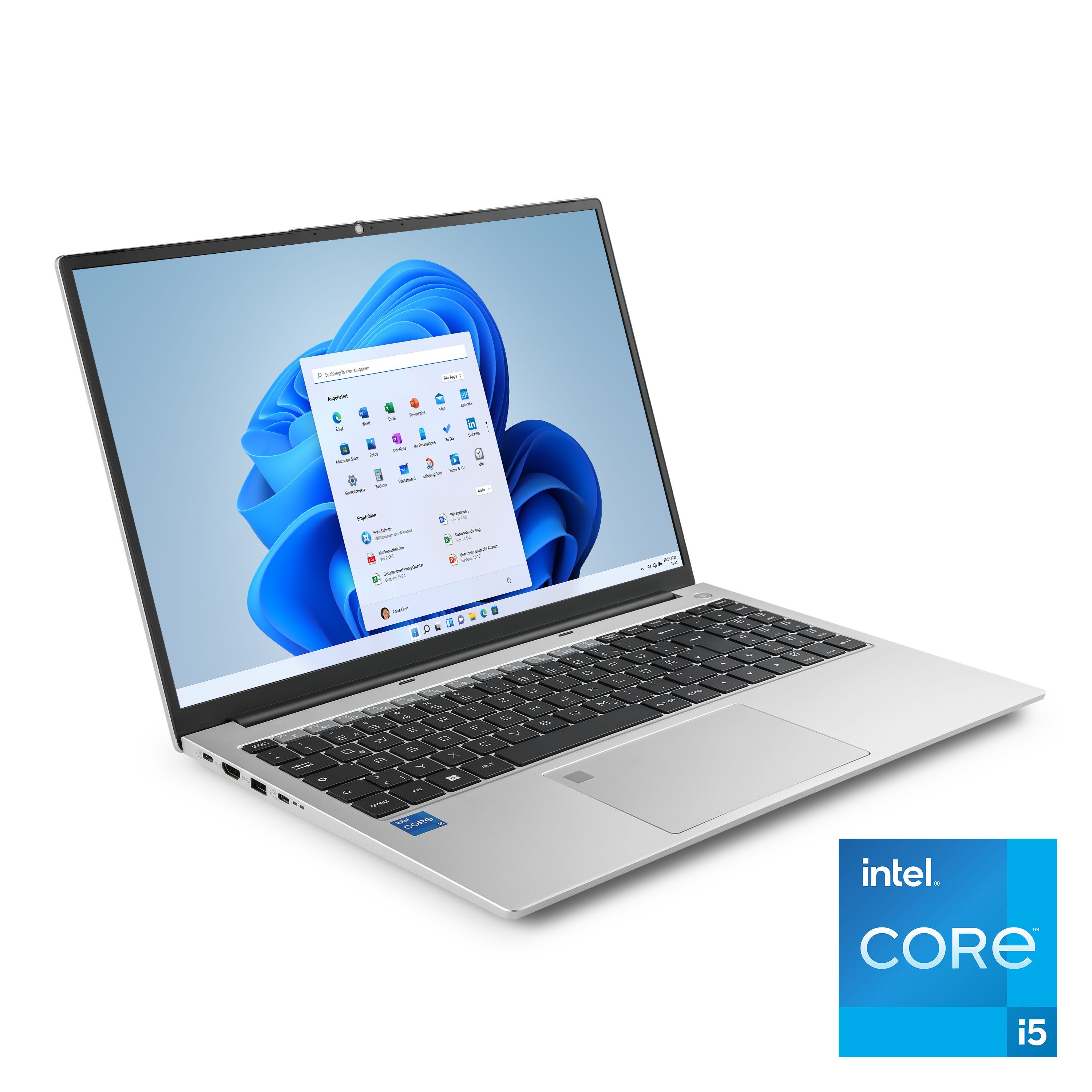 CSL R'Evolve C16 Notebook (40,64 cm/16 Zoll, Intel Core i5 1235U, Iris Xe Graphics, 64 GB, 1000 GB SSD)