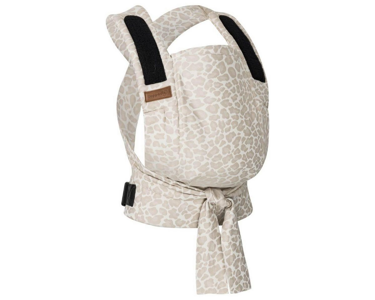 Hoppediz Babytrage Bondolino b.pure, Komforttrage ab Geburt (3 - 20 kg) Bauchtrage, Rückentrage & Hüfttrage