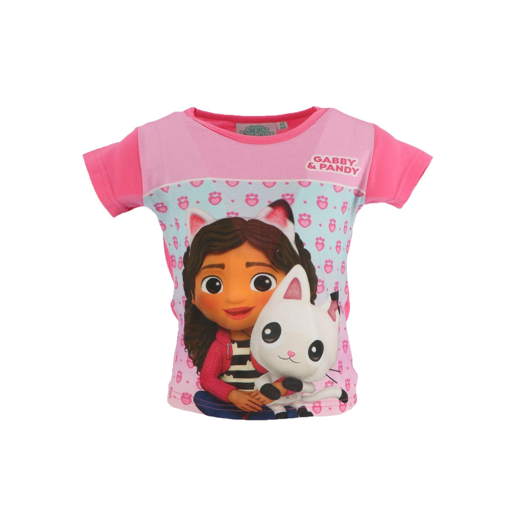 Gabby's Dollhouse T-Shirt T-Shirt für Kinder mit Print Kurzarm-Shirt für Mädchen