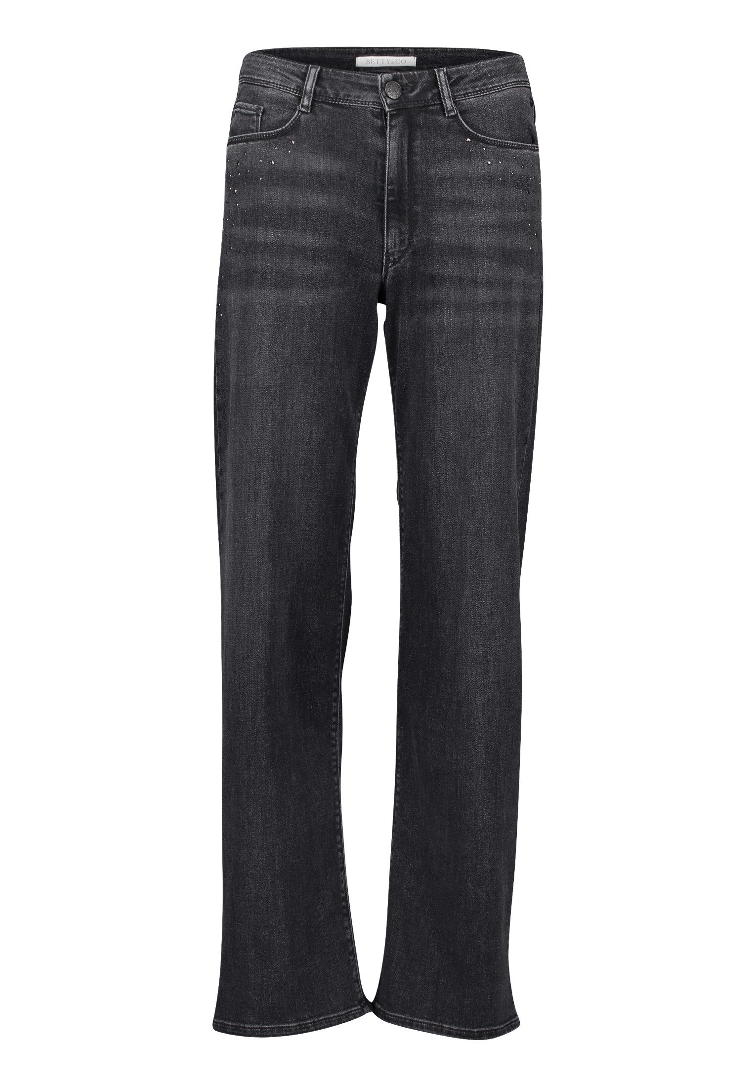 Betty&Co High-waist-Jeans Damen mit Strass
