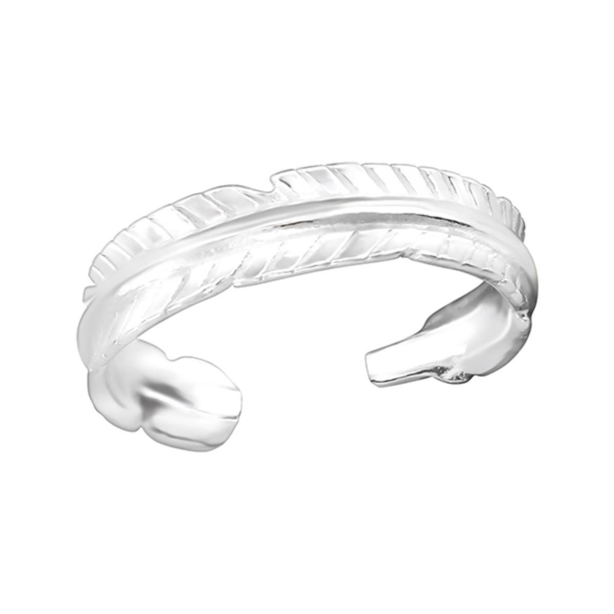 Order & Smile Schmuck Zehenring Zehenring Feder: Zehring Silber 925, gestempelt